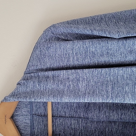 Nike Yoga Cardigan Blue Space Dye Open Waterfall Front Size Small - Picture 4 of 6